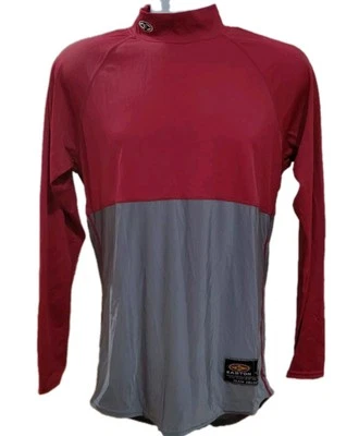 Camisa de béisbol Easton para hombre XL roja/gris compresión cuello falso manga larga nueva con etiquetas Foto 1 de 4
