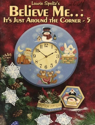 Believe Me Its Just Around The Corner 5 Laurie Speltz Christmas Snowmen Penguins - Image 1 of 4