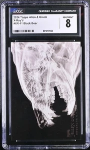 2024 Topps Allen & Ginter Black Bear #XR-11 X-Ray'd Baseball CGC 8 - Picture 1 of 2