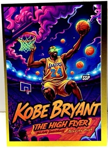 Kobe 2025 Sport Anime Manga Swag Cartoon Gold Prism SSP High Flyer Laker - Picture 1 of 3