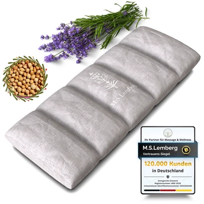 Kirschkernkissen Groß - Wärmekissen Mikrowelle - XXL Körnerkissen Nacken Rücken - Bild 1 von 4