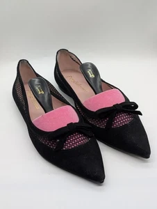 PRETTY BALLERINAS - MESH POINTED FLAT SHOES - UK 5 / EUR 38 - UNWORN - Picture 1 of 20