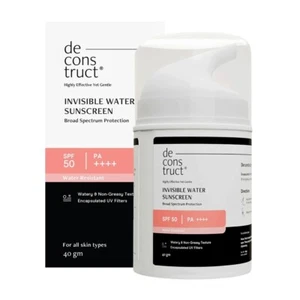 Deconstruct Invisible Water Sunscreen SPF 50 PA+++ With Encapsulated 40GM - Picture 1 of 8