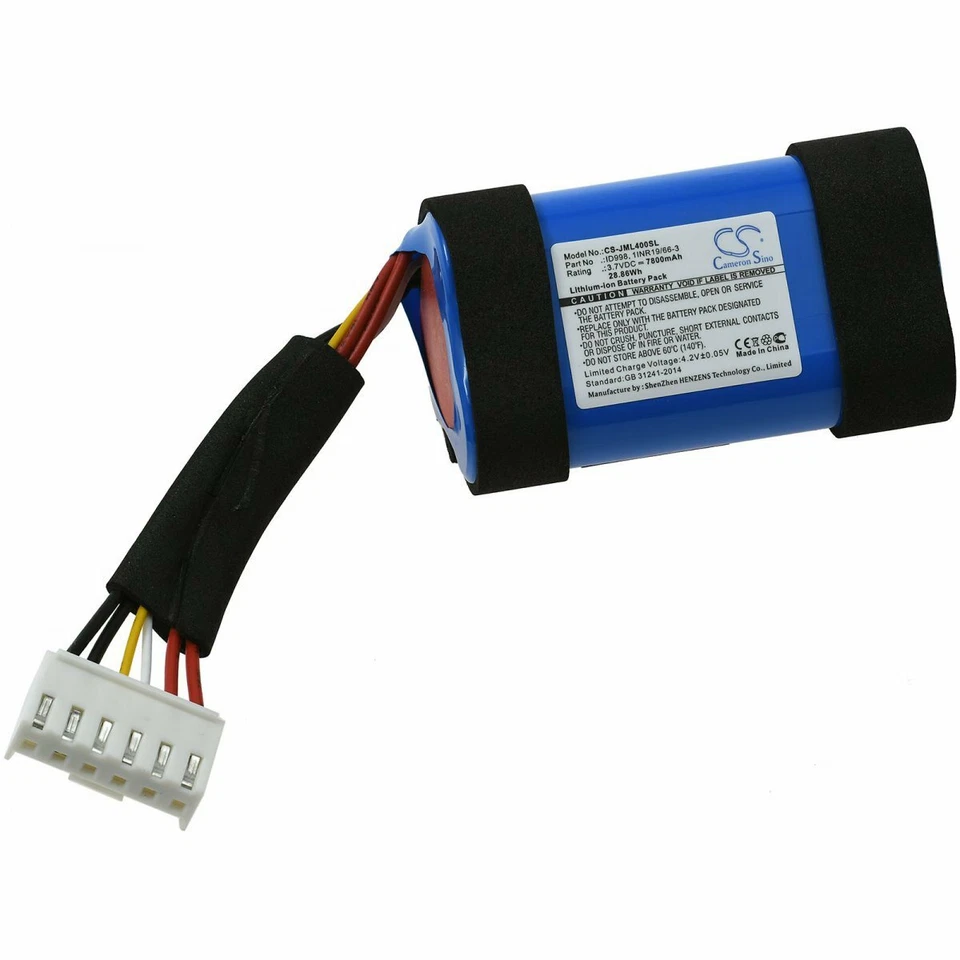 POWERY Akku für Lautsprecher JBL Charge 4 / Charge 4 BLK / Charge 4 J 3,7V 7800mAh/28,9