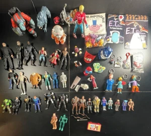Vintage 1980s 1990s Random x 50 Figure Toy Lot 12 x 12 " Box - Picture 1 of 22