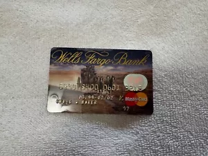 Vintage 1999 Wells Fargo Bank Credit MasterCard Stagecoach - Picture 1 of 2
