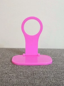 🌼 Support de Chargeur Mural Pliable pour Téléphone Portable Plastique Rose-Neuf - Photo 1 sur 12