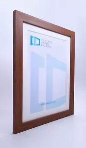 Oak Photo Picture Poster Frame & Mount 28mm Fit 3x3 inch - 18x26 Inch Perspex - Picture 1 of 23
