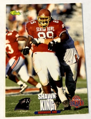 1995 Classic Games 1995 Draft Class #95 Shawn King Carolina Panthers Rookie RC - Image 1 of 4