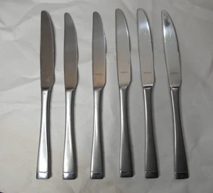 Oneida Mercer Mirror Set of 6 Dinner Knives Stainless Steel 9.5" Glossy - Picture 1 of 6