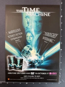 THE TIME MACHINE - HMV 12x8'  Magazine Movie Advert M123 - Bild 1 von 1