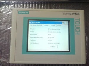 Siemens TP177B PN/DP-6 6AV6 642-0BA01-1AX0 E-St:09 6AV6642-0BA01-1AX0 C-W2M63410 - Bild 1 von 10