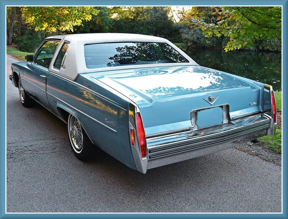 Cadillac 1978 cupé DeVille azul, caja de herramientas/imán de refrigerador, 42 millas Foto 1 de 1