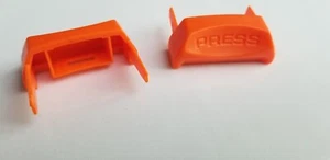 COMMODORE VN VP NEW SEAT BELT PRESS ORANGE RELEASE BUTTON HOLDEN CALAIS BERLINA - Picture 1 of 2