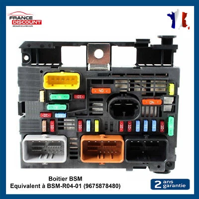 PARTSLINE Boîte à Fusibles pour CITROEN BERLINGO JUMPY II C4 C8 - 9807028780 6500.HH