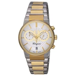 Salvatore Ferragamo Sapphire SFME00821 Chrono Men's Watch New + Box & Paper's - Picture 1 of 5