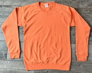 ComfortWash by Hanes Unisex Garment-Dyed Crew Sweatshirt GDH400 Horizon Orange S - Picture 1 of 4