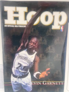 Hoop an Official NBA Publication Kevin Garnett Cover Mavericks vs Timberwolves - Picture 1 of 5