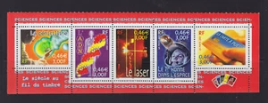 2001 FRANCE SCIENCE FIRST MAN IN SPACE DNA CHIP CARDS LASER PENICILIN SCT.2837 - Picture 1 of 1