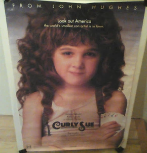 PÓSTER de la película CURLY SUE 27x40 James Belushi Kelly Lynch Alison Porter John Getz - Imagen 1 de 1