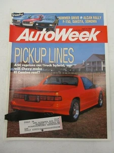 AUTO WEEK MAGAZINE APRIL 13, 199 ASC EL CAMINO DODGE DAKOTA CLUB CAB FORD F-150 - Picture 1 of 2