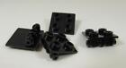 6134 LEGO Parts~(4) Hinge Brick 2 x 2 Top Plate Thin BLACK