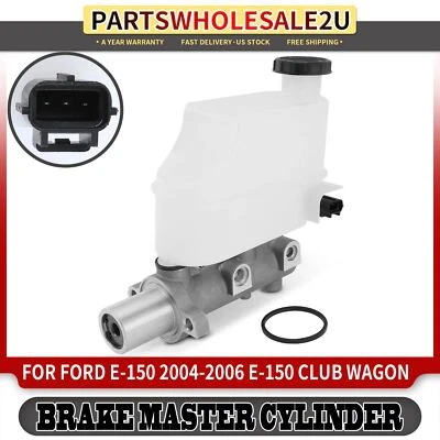 Cilindro maestro de freno con depósito y sensor para Ford E-150 Club Wagon 2004 2005 Foto 1 de 4