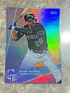 2020 Topps X Steve Aoki Baseball Wave 2 Rainbow Foil Parallel Nolan Arenado #29 - Picture 1 of 1