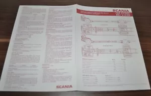 Camión de especificación de autobús Scania S 112 1983 folleto folleto Brasil - Imagen 1 de 2