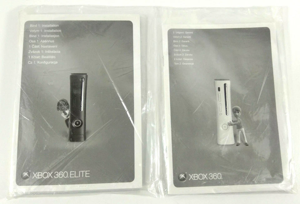 Console Microsoft Xbox 360 Elite Manuale Istruzioni Installazione Non VF Non Vo - Immagine 1 di 2