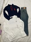 Polo Ralph Lauren Boy 4/4T Jeans , 2 Shirts Outfits 3 Pieces NWT