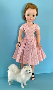 Samoyed Dog for Vintage Doll Madame Alexander Cissy Mary Hoyer Toni Miss Revlon - Picture 1 of 5