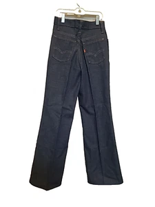 Vintage 70s Levis For Me Jeans Womens Orange Tab Bell Bottom 25 x 28 - Picture 1 of 6