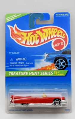 1996 Hot Wheels Treasure Hunt Series ‘59 Caddy w/ Protector - Image 1 of 3