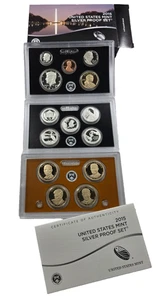 2015 US Mint SILVER Proof 14-Coin Set w/ Box & COA - Picture 1 of 1