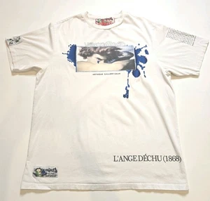 Very Rare Raf Reyes Fallen Angel 19/1 A5GXZ Large Embroidered 1868 Artwear White - Picture 1 of 11