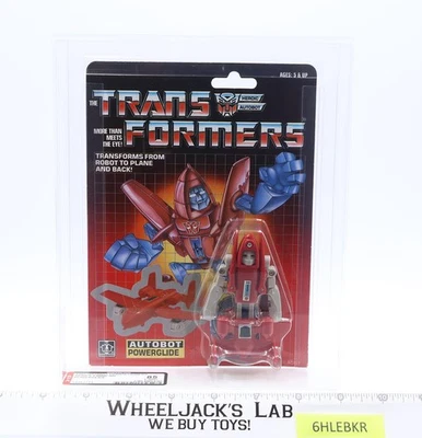Transformers Powerglide AFA 85 85/80/90 G1 1985 Hasbro NUEVO SELLADO Foto 1 de 4
