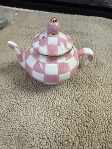 Salero para tetera Mackenzie Childs Rosy Check - Imagen 1 de 2