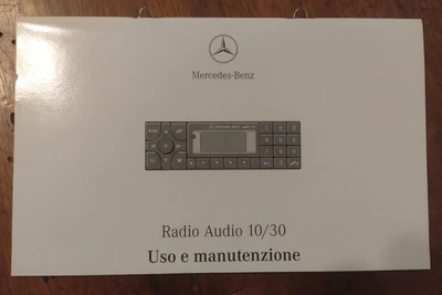 MERCEDES AUDIO 10/30 manuale istruzioni uso e manutenzione nuovo cod. 2025848881 - Immagine 1 di 4
