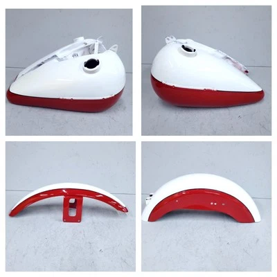 Harley-Davidson FX Super Glide Shovelhead Раскрашенные Банки Набор Красный Белый 61217-69A - Изображение 1 из 4