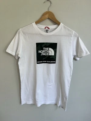 The North Face Boys Camo Box Logo T Shirt Top XL 13 14 15 16 Y - Image 1 of 4