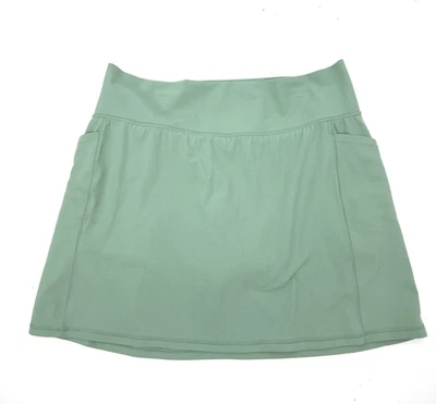 Saia Athleta Salutation Stash Pocket Skort 16,5" com shorts verde tamanho XL - Imagem 1 de 4