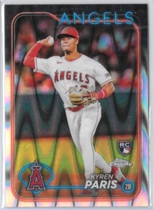 2024 Topps Chrome - Kyren Paris #151 Rifrattore RayWave (RC) - Foto 1 di 3