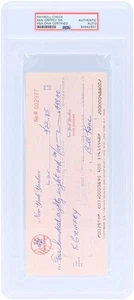 Ken Griffey Sr. New York Yankees Signed Check from March 22, 1985 - PSA 84942931 - Picture 1 of 2