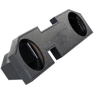 DUAL 10" UNDERSEAT UPFIRE SUBWOOFER ENCLOSURE for 2002-2018 DODGE RAM QUAD CAB - Picture 1 of 5