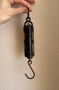 Antike Hängewaage Excelsior Industrie Pflanzenhaken Deckenhaken �� - Bild 1 von 6