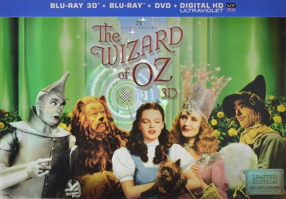 The Wizard of Oz: 75th Anniversary Limited Collector's Edition (Blu-ray 3D /... - Image 1 of 1