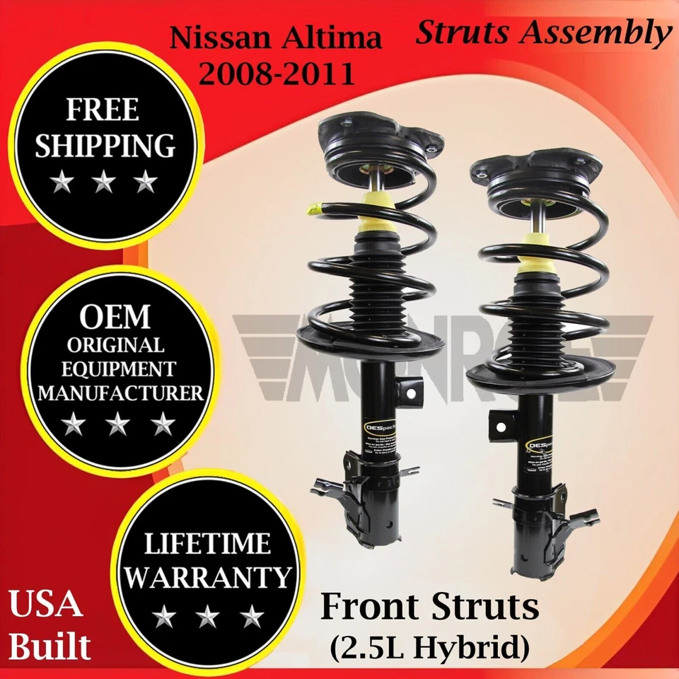 Puntal delantero Monroe OEM para Nissan Altima 2008-2011 híbrido 2,5 L garantía de por vida Foto 1 de 4