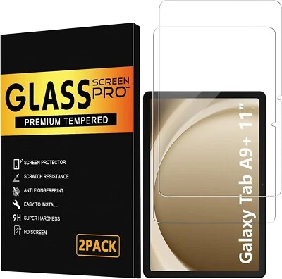 2 Pack Screen Protector for Samsung Galaxy Tab A9 plus 2023, 11 Inch HD Clear 2  - Image 1 of 4