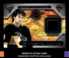 2000 Pacific Private Stock Titanium 136 Robert Lang Game-Used Gear Penguins